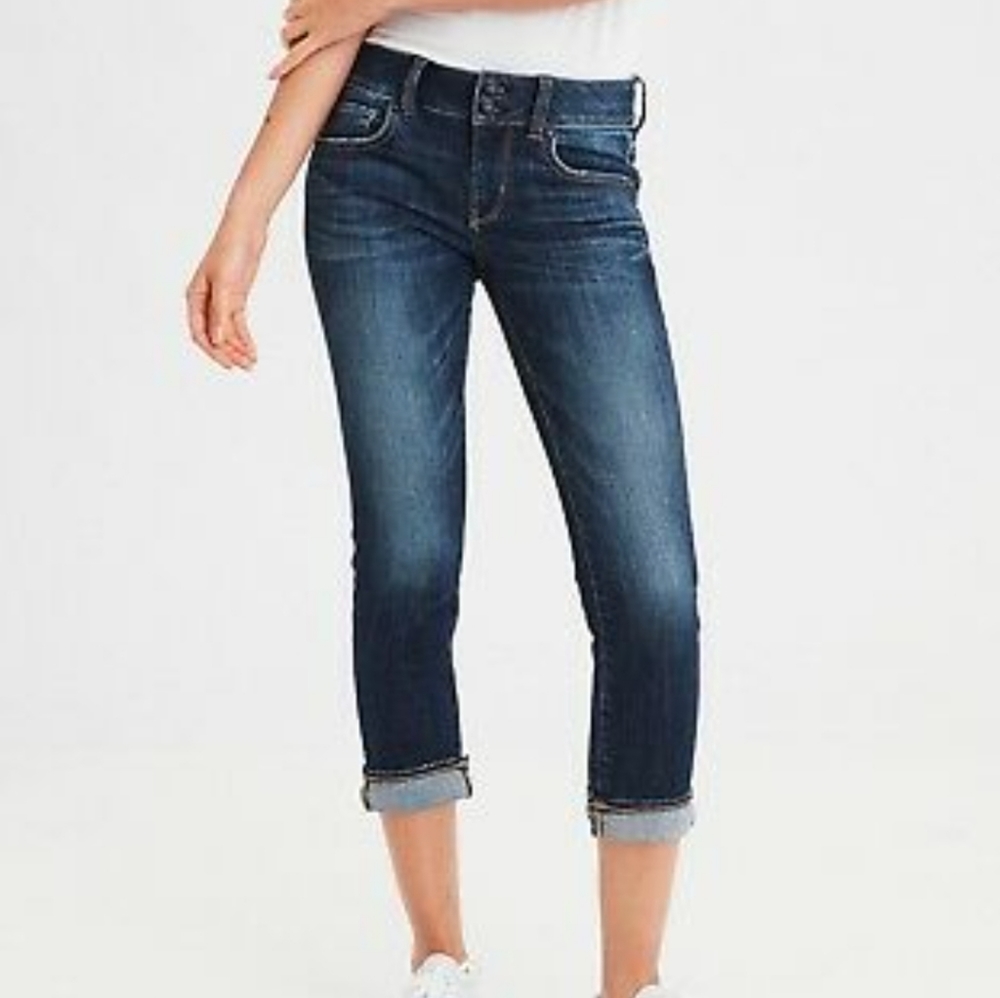 American Eagle Artist cropped jeans, size 6